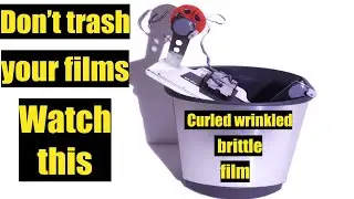Fix curled Super 8 film