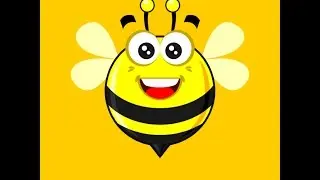 Tutorial menggambar karakter kartun lebah dengan Inkscape (varian 1)