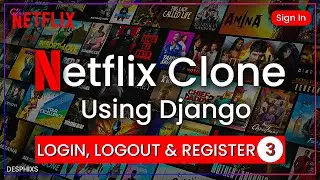 LOGIN, LOGOUT and REGISTER in Django AllAuth - Netflix clone with django - Part 3