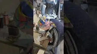 Резьба нихромовой проволокой.