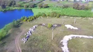 Татаново, цна, затор на реке, камышовые острова.