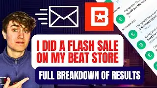 I Ran A Flash Sale on My Beats | Full Breakdown Of Results!