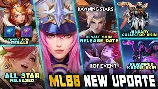 MLBB DEC 2023 - MAY 2024 UPDATE | RESALE LIMITED SKIN | DAWNING STARS & KOF EVENT RETURN 