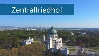 Zentralfriedhof in Vienna, Austria - 4K Drone Footage
