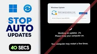 How to Stop Windows 11 Update Permanently (Disable Automatic Updates)
