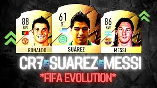 RONALDO 🇵🇹 VS SUÁREZ 🇺🇾 VS MESSI 🇦🇷 FIFA EVOLUTION ! ⚽