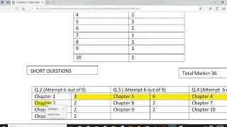 Computer 1st year pairing Scheme 2022