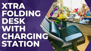 Convenience Concepts Xtra Folding Desk with Charging Station Setup And Review