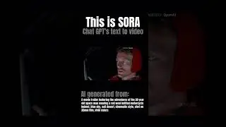 CHAT GPT’s new text to video platform called SORA is amazing.