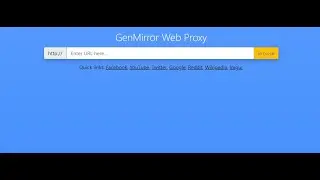 GenMirror Web proxy How To Unblock All Website On School Chromebook 2025