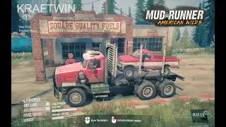 MudRunner - Car in the back of the truck