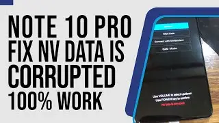Repair IMEI Redmi Note 10 Pro Sweet NON UBL Locked Bootloader Fix NV Data Corrupted Part 2