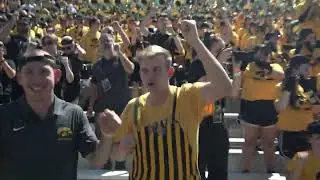 IOWA BAND PLAYS VICTORY POKA FOR THE FIRST TIME |  HAWKEYE MARCHING BAND 2024 | 4K