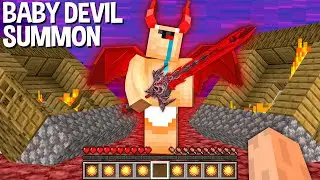 HOW to SUMMON BABY DEVIL FROM HELL in Minecraft ??? BABY DEVIL