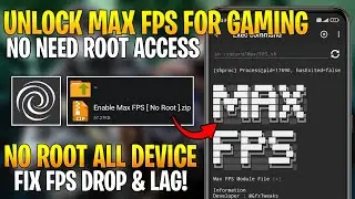 Magisk Module No Root | Get 90-120 FPS | Unleash Max Performance For Gaming! No Root