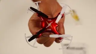 Syma X12S Nano Quadcopter with Headless Mode Basic Review and Test Flight Outdoors