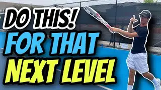 Want to Level Up Your Tennis Game!? Try This Drill!!!