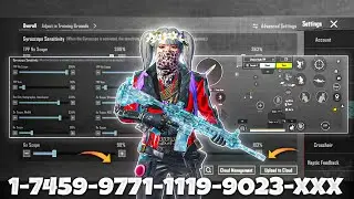NEW UPDATE 3.9🔥BEST SENSITIVITY CODE + CONTROL SETTINGS BGMI/PUBG MOBILE