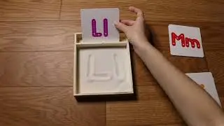 ASMR Alphabet Tracing in Sand
