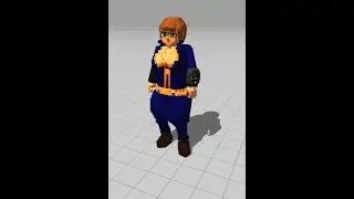 Fallout character in voxel