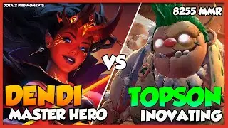 DENDI VS TOPSON - The Battle of GODS - Dota 2 Pro Moments