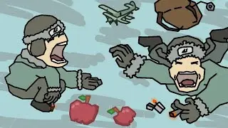 2 ПАРАШУТИСТА и ЯБЛОКО / Анимация