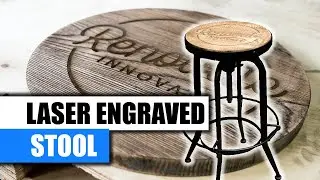 Laser Engraving an Industrial Styled Stool | Innovate Project