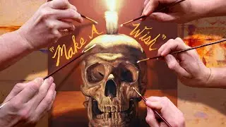 Oil Painting a Skull Still Life From Start to Finish (TIME-LAPSE)