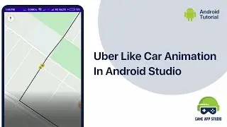 How to make Uber Like Car Animation in Android Studio | Game App Studio Tutorials | Android Studio