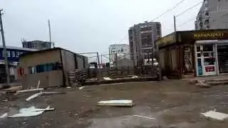 Последствия обстрела террористами Мариуполя 24.01.15