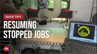 How to Resume a CNC Job After a Stop or Power Loss