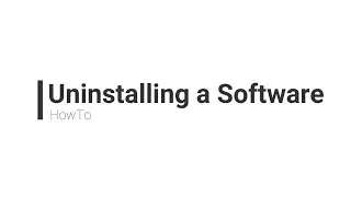 How to Uninstall a app/Program | Uninstalling a software | How to Uninstall Programs in Windows 10
