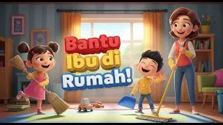 Bantu Ibu di Rumah 🧹 Lagu Anak Ceria & Penuh Pesan Baik | Viral 2025