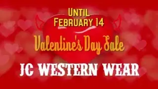 Ditch the Roses! Save 14% On Valentine's Gifts - JC Western Wear