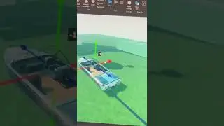 How to set up a boat #robloxstudio #robloxshorts