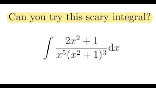 Simplifying and solving rational fraction without Ostrogradsky's method or partial fractions