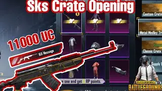 Opening SKS Crate Upgraded MAX LEVEL Full scam Being unlucky 💔 | PUBG MOBILE