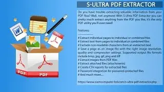 S-Ultra PDF Extractor