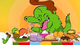 Será que o Jacarelvis papa tudo?  Músicas sobre alimentação.