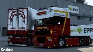 ETS2 DAF XF 105 by vad&k + Jan C. Swijnenburg Skin Pack [1.46] | Euro Truck Simulator 2 Mod