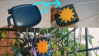 oil can planter diy/unique planters ideas/outdoor planter