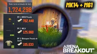 DESTRUINDO JOGADORES DE MK14 + M61 (LUCRO DE 2 MILHÕES) ARENA BREAKOUT GLOBAL