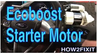 Simple Solution: Ford Fiesta Ecoboost Starter Motor Replacement Tutorial.