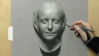 Time-Lapse: Drawing the Mysterious DEATH MASK by David Jamieson