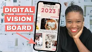 how to make a DIGITAL VISION BOARD (in less than 10 minutes)
