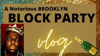 Biggie 50th Celebration| Block party in Brooklyn| VLOG