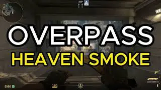 Heaven Smoke - OVERPASS [2024] | Counter-Strike 2 (CS2)