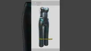 Metallic texture in Audaces Fashion Studio ✨ Free 3D Fashion Design Software #digitalclothing #3d