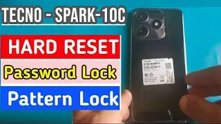 How to Hard Reset Tecno Spark 10c / Tecno (Kl5k) Hard Reset not working /Factory Reset