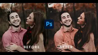 How to Create a Dark Red & Orange Color Effect Photoshop Tutorial